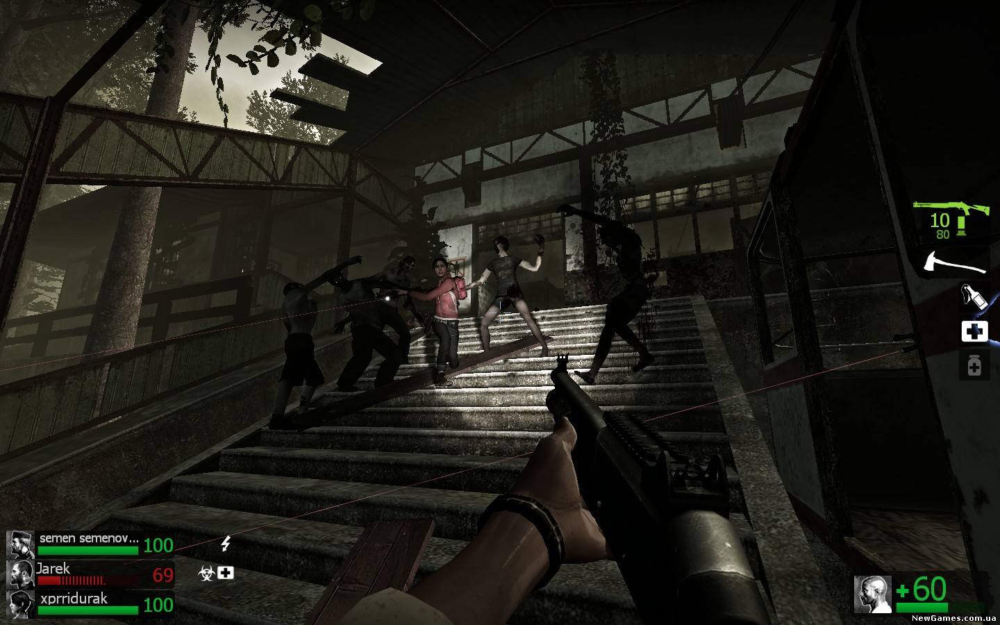 Игра на пк left 4 dead. Игра зомби на ПК Dead left 2. Лефт 4 деад 2 кооператив.